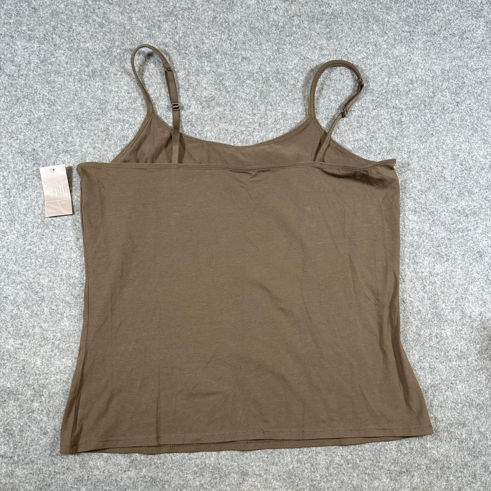 J. Jill Everyday Cami Womens XL Shale Brown Adjustable Strap Camisole Tank NWT - Picture 4 of 6